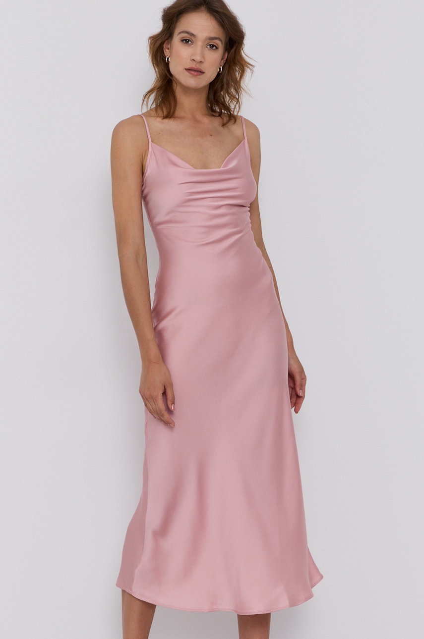 

Сукня Guess колір рожевий maxi облягаюча