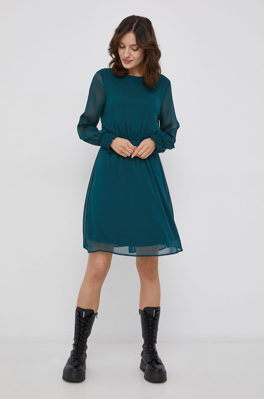 

Сукня Vero Moda колір бірюзовий mini розкльошена