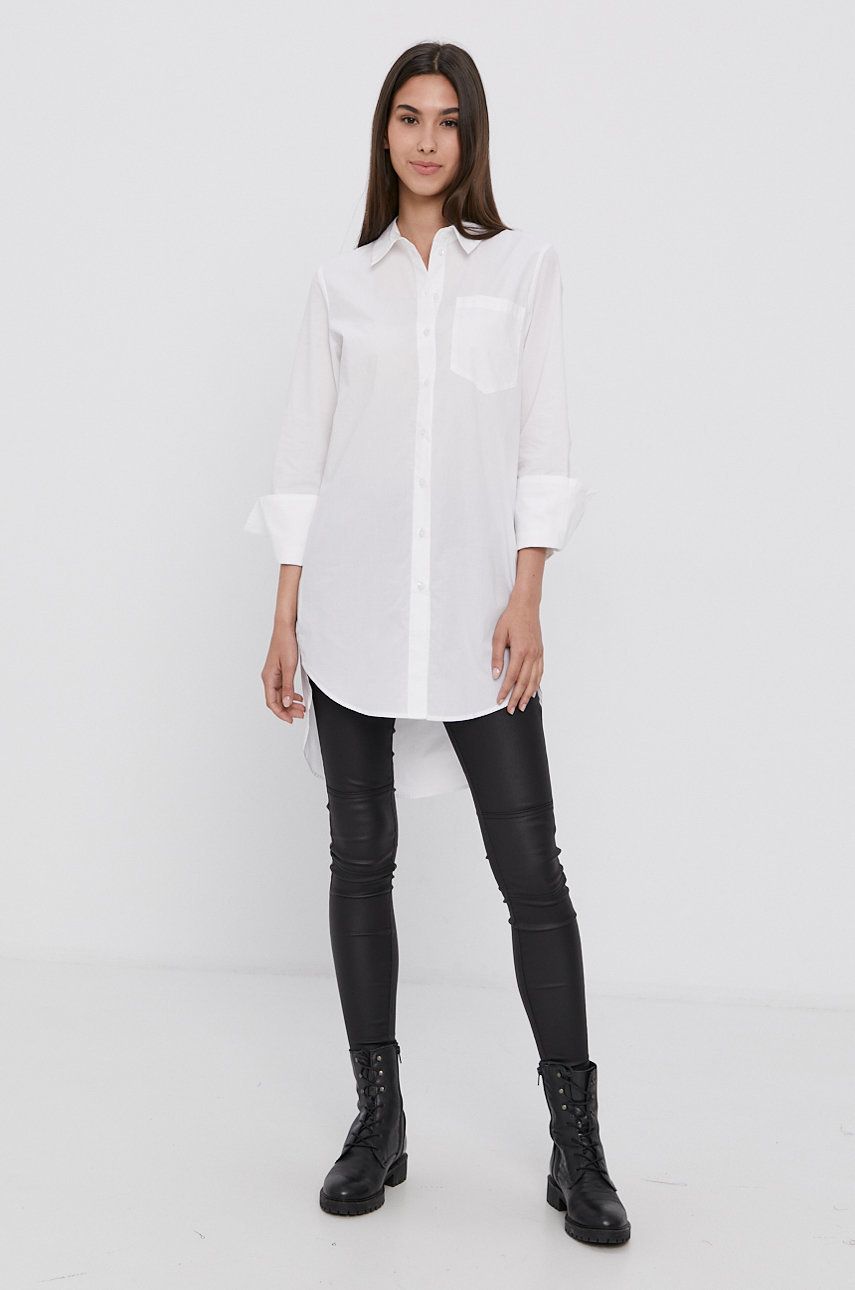 Jacqueline de Yong Rochie culoarea alb, mini, oversize answear.ro imagine megaplaza.ro