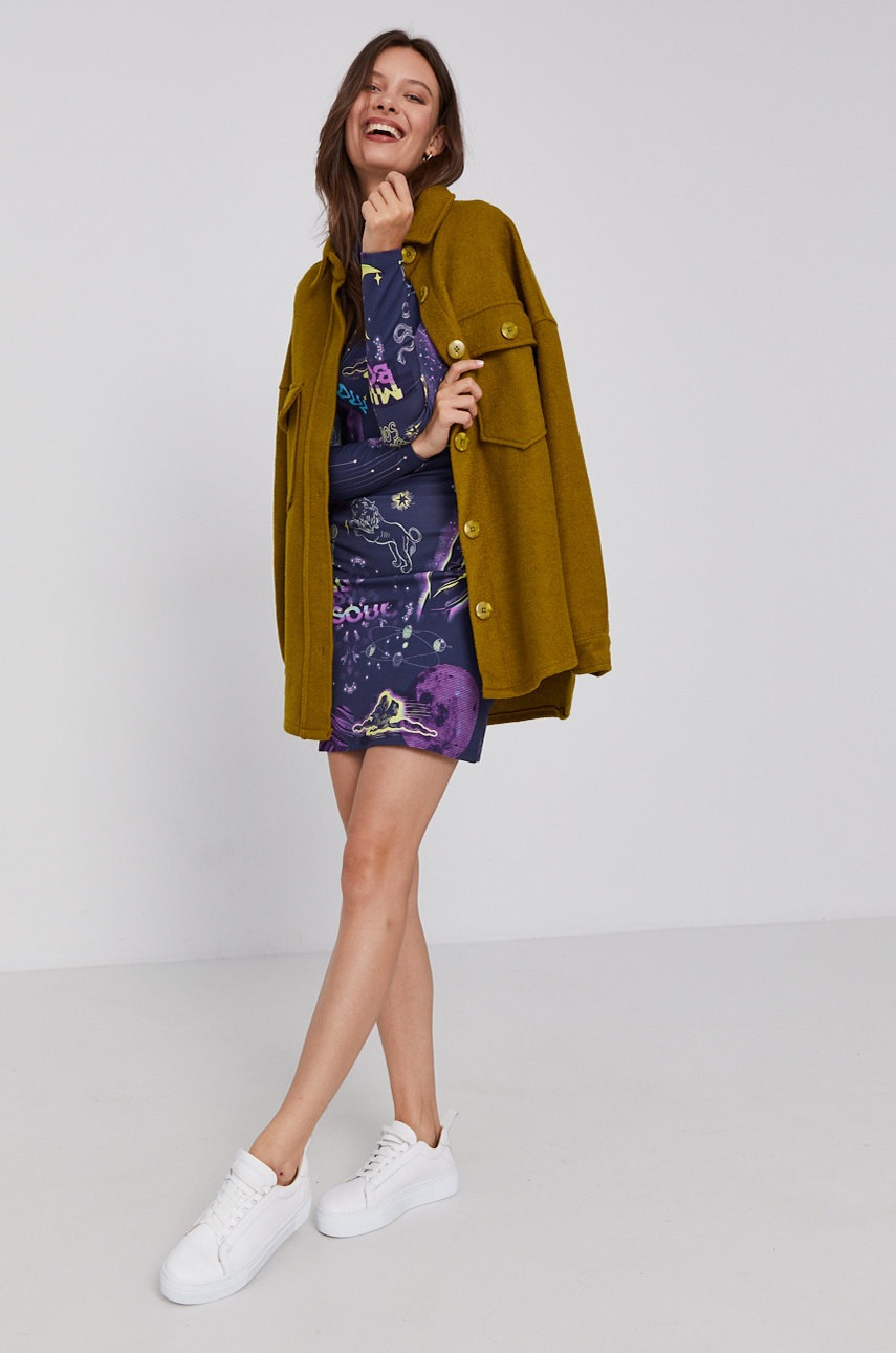 

Сукня Desigual колір синій mini облягаюча