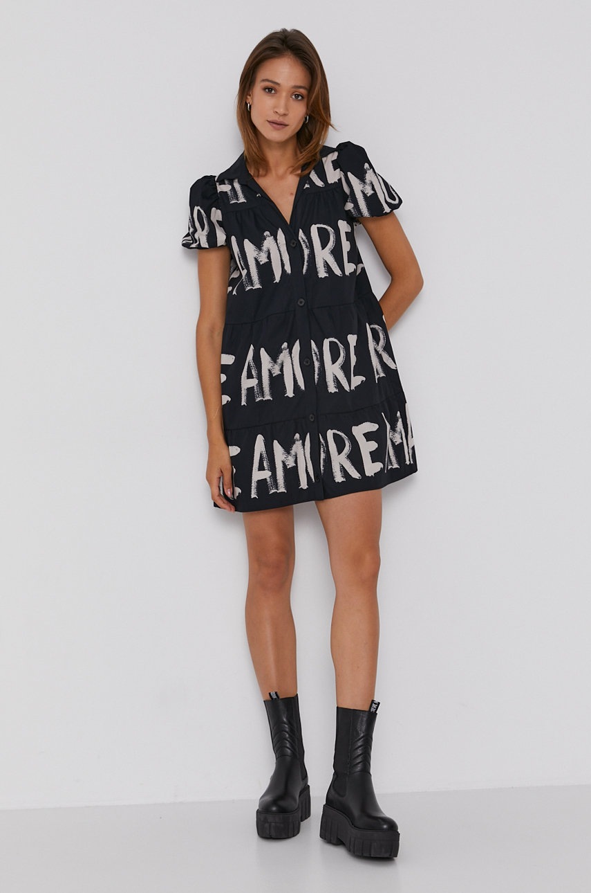 

Сукня Desigual колір чорний mini пряма