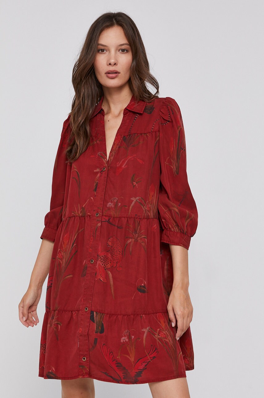

Сукня Desigual колір червоний mini пряма