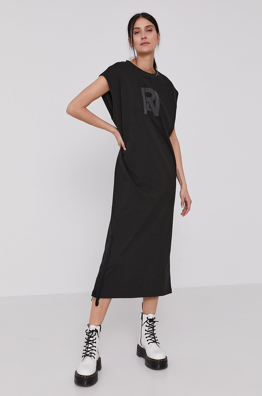 

Платье G-Star Raw цвет чёрный midi прямое