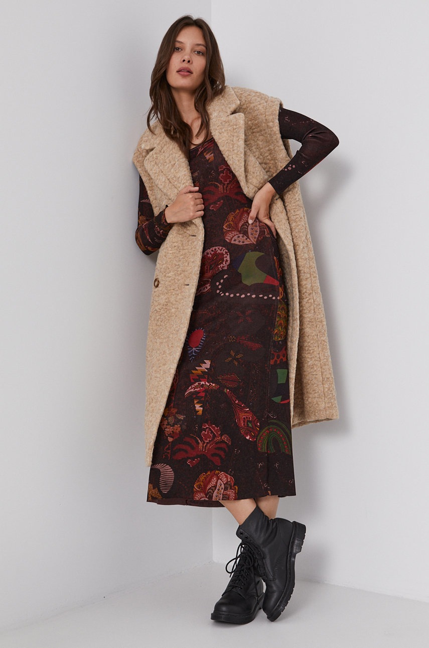 

Сукня Desigual x Monsieur Christian Lacroix midi пряма