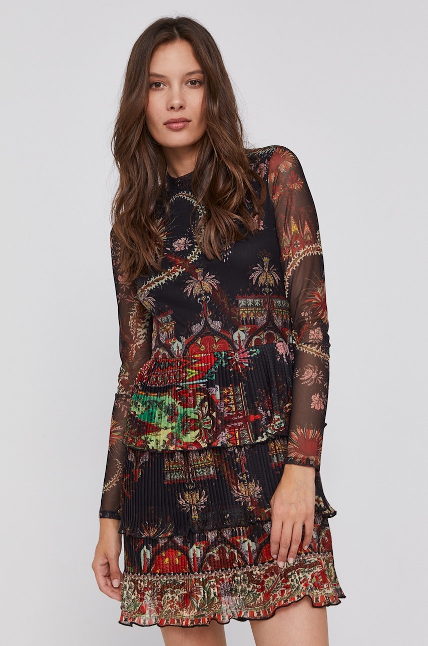 

Сукня Desigual x Monsieur Christian Lacroix mini розкльошена