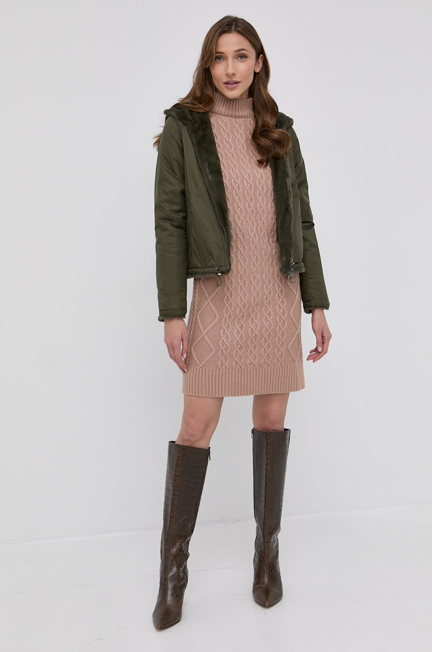 

Сукня з домішкою вовни Guess mini oversize