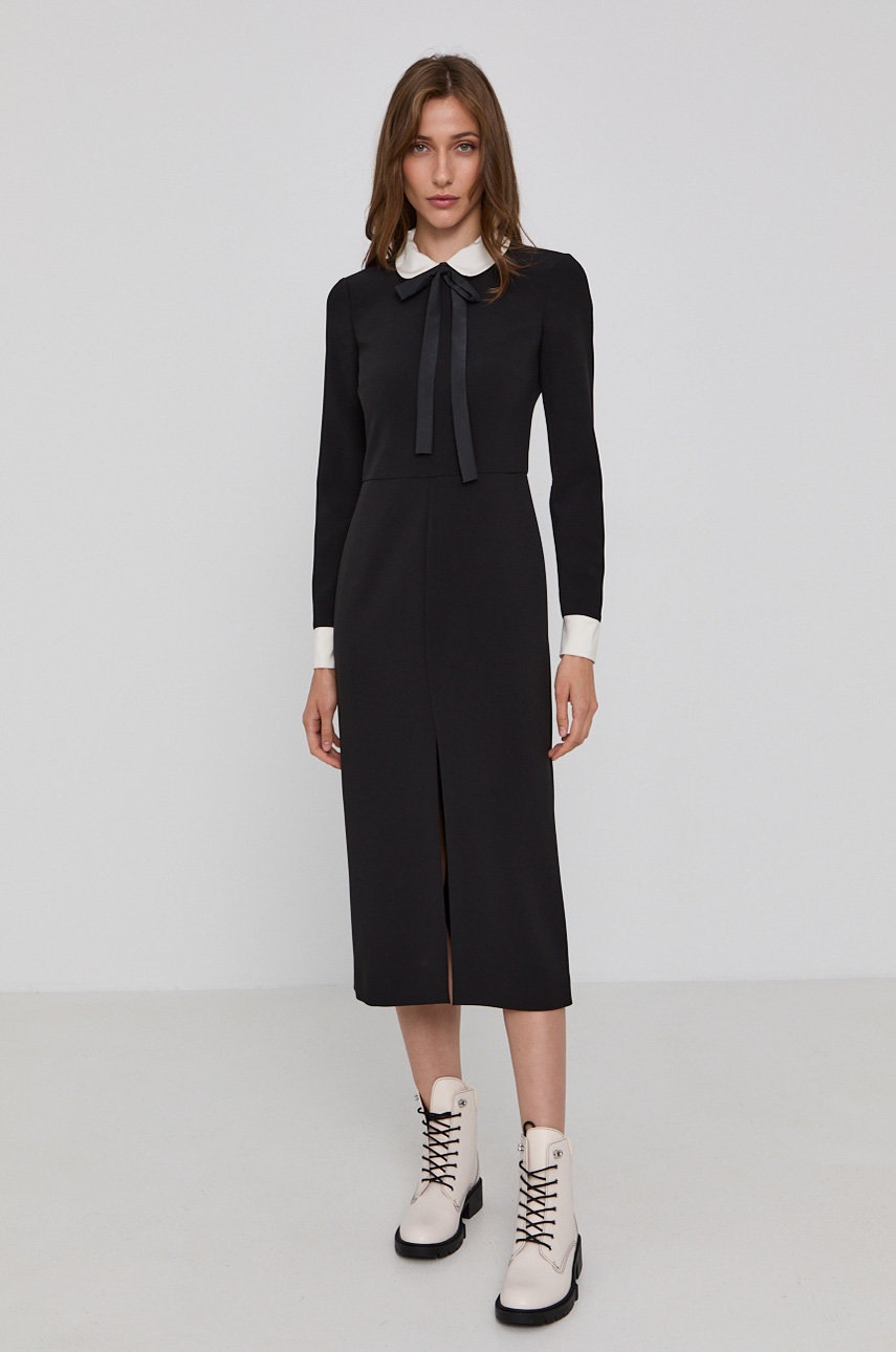 

Сукня Red Valentino колір чорний midi облягаюча