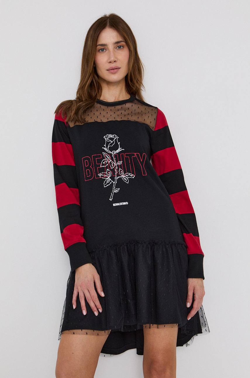 

Платье Red Valentino цвет чёрный mini прямое