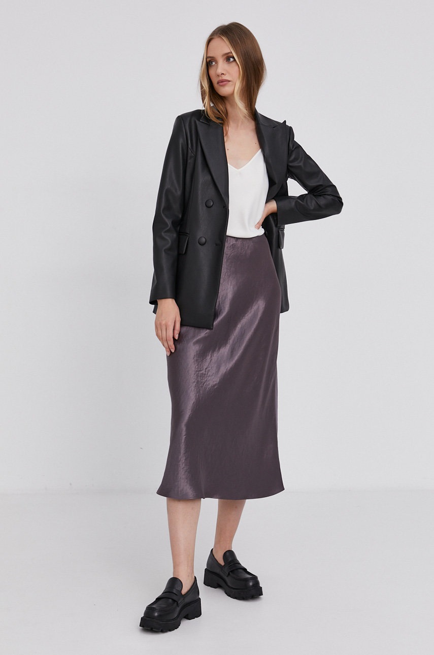 

Юбка Max Mara Leisure цвет розовый midi прямая