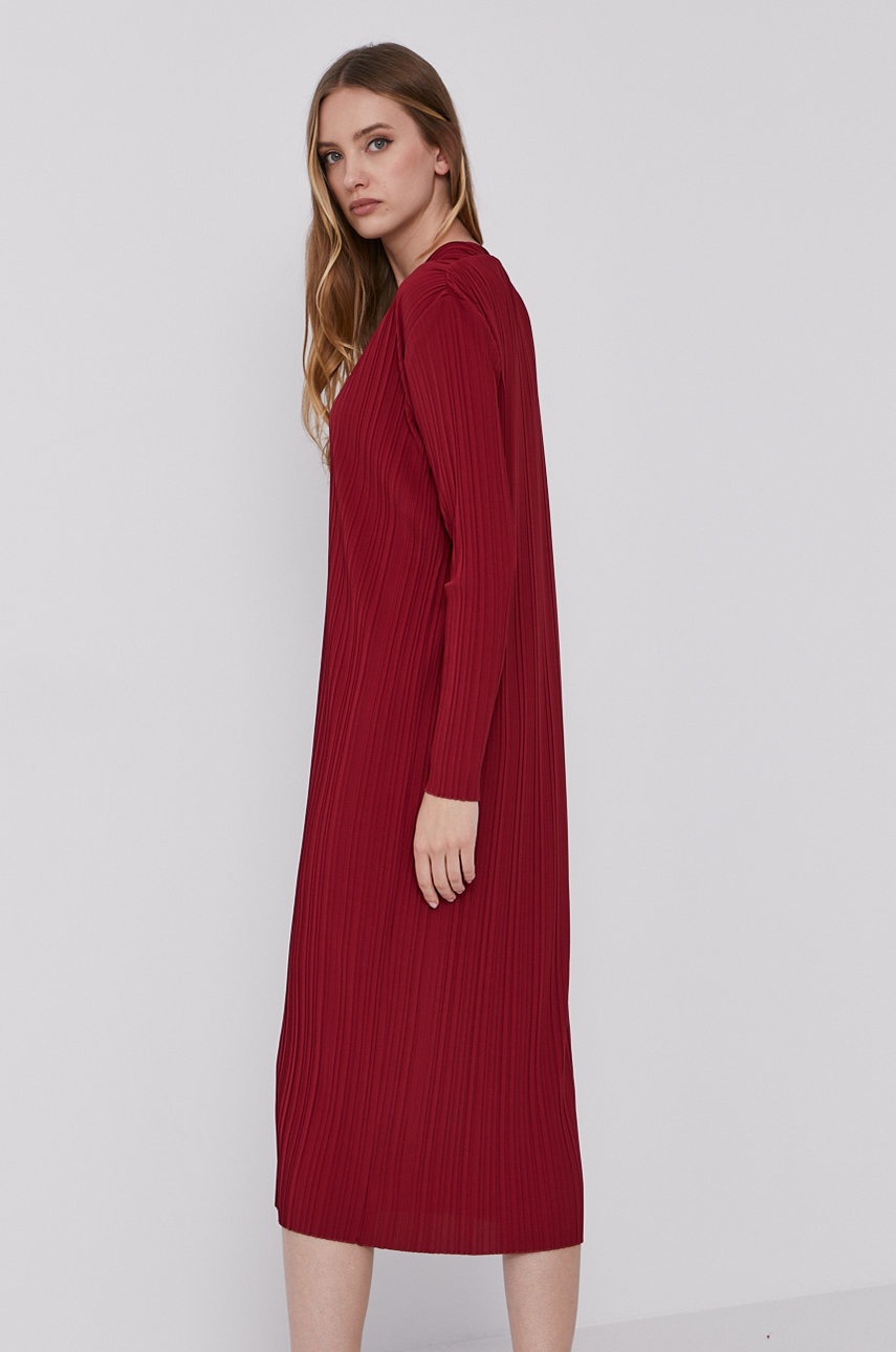 

Сукня Max Mara Leisure колір коричневий midi пряма