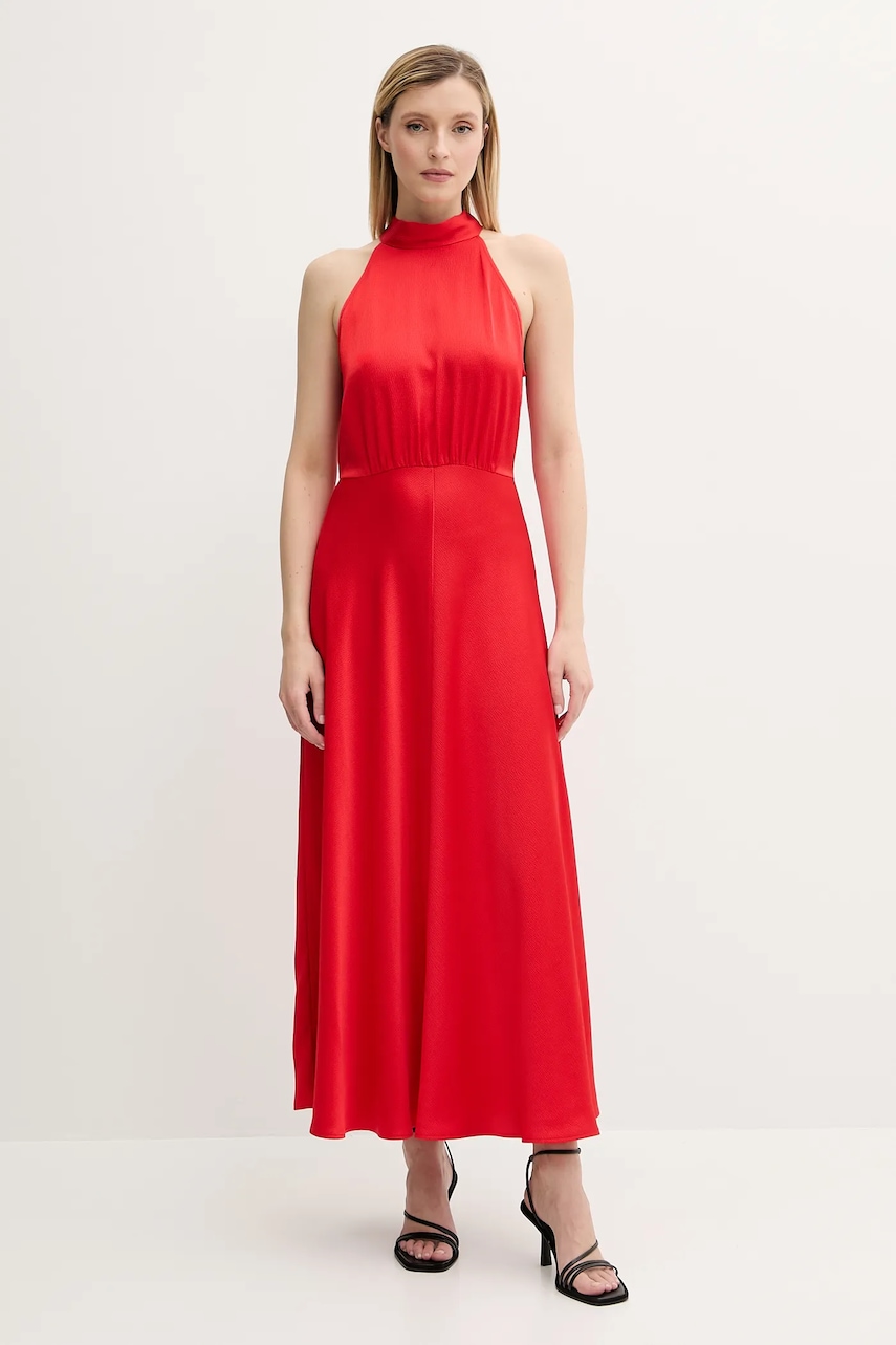 Samsoe Samsoe rochie Rheo culoarea verde, maxi, evazati, F20500071