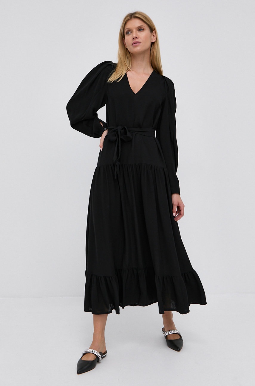 

Сукня Twinset колір чорний maxi пряма