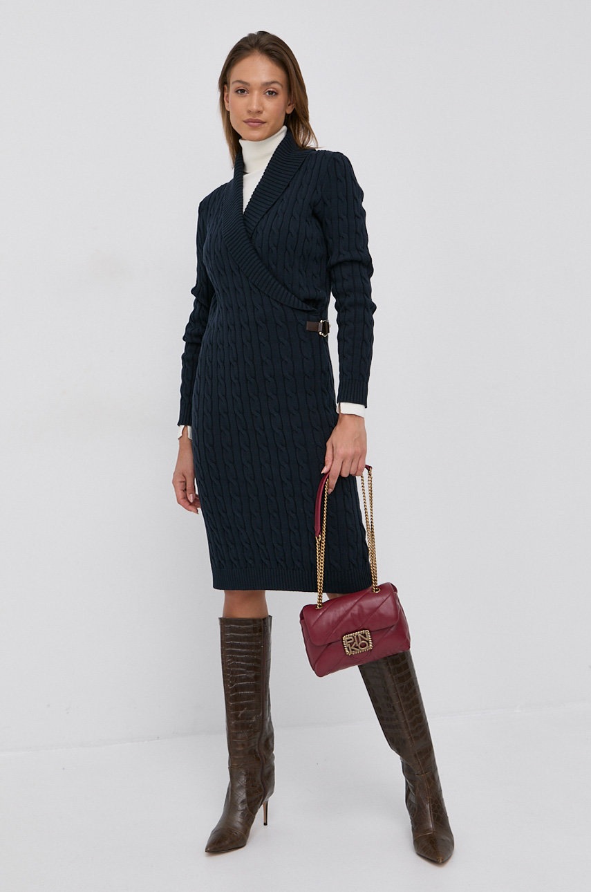 

Платье Lauren Ralph Lauren цвет синий mini прямое