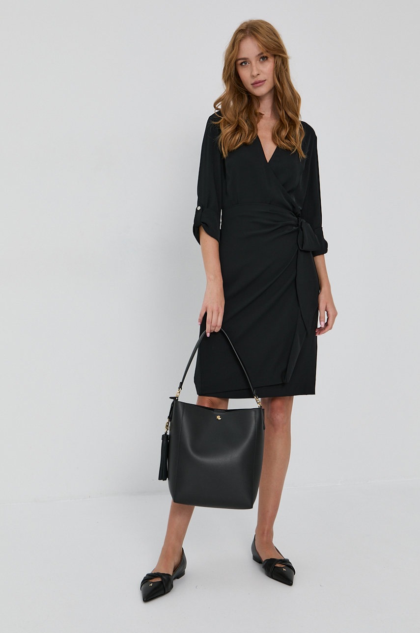 

Сукня Lauren Ralph Lauren колір чорний mini пряма