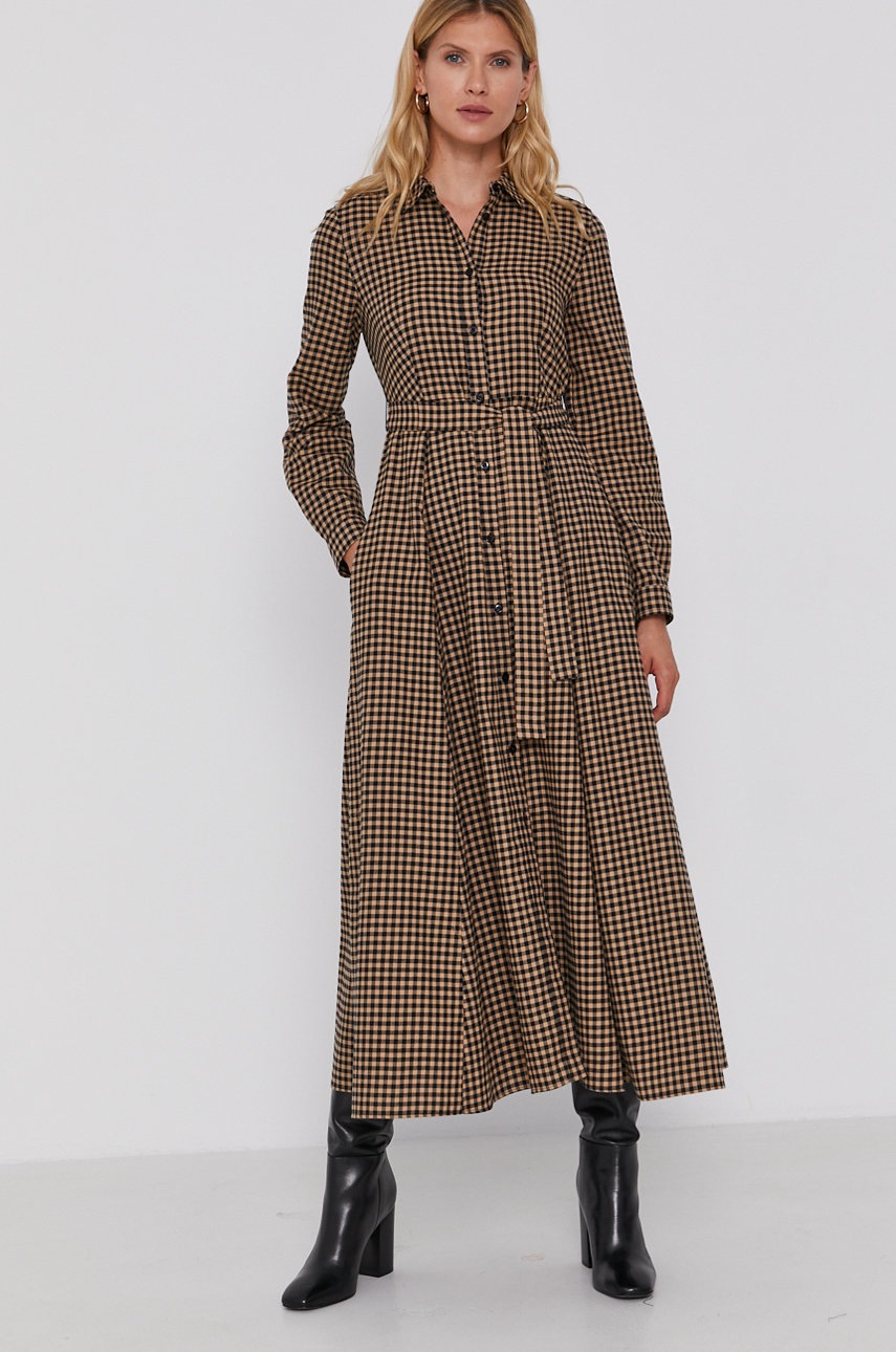 

Платье Marella цвет жёлтый maxi прямое