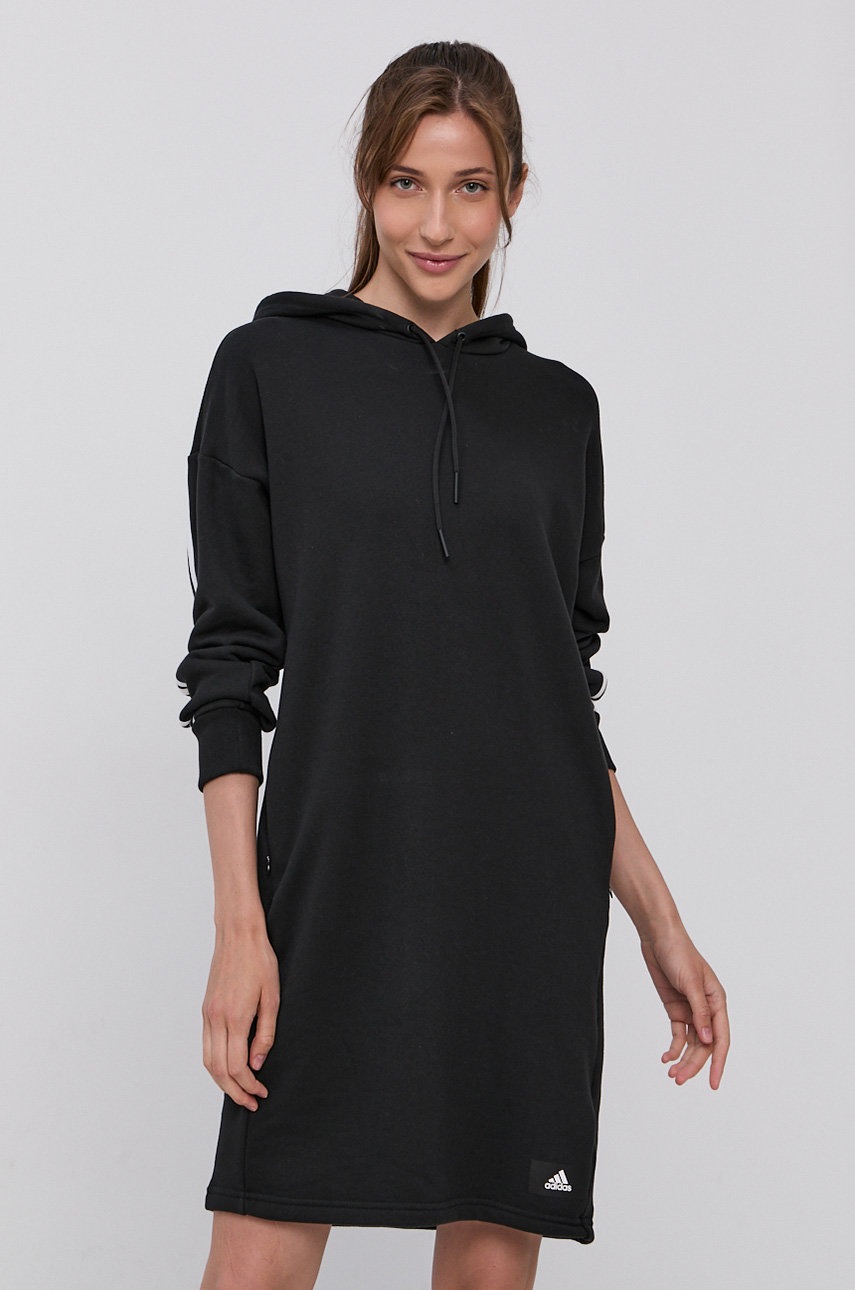 

Платье adidas Performance GU9699 цвет чёрный mini oversize
