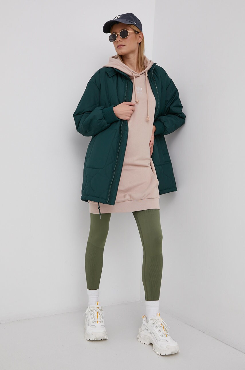 

Сукня adidas Originals колір коричневий mini oversize