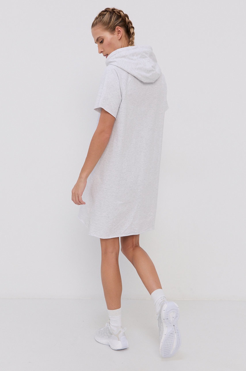 

Бавовняна сукня Dkny колір сірий mini oversize