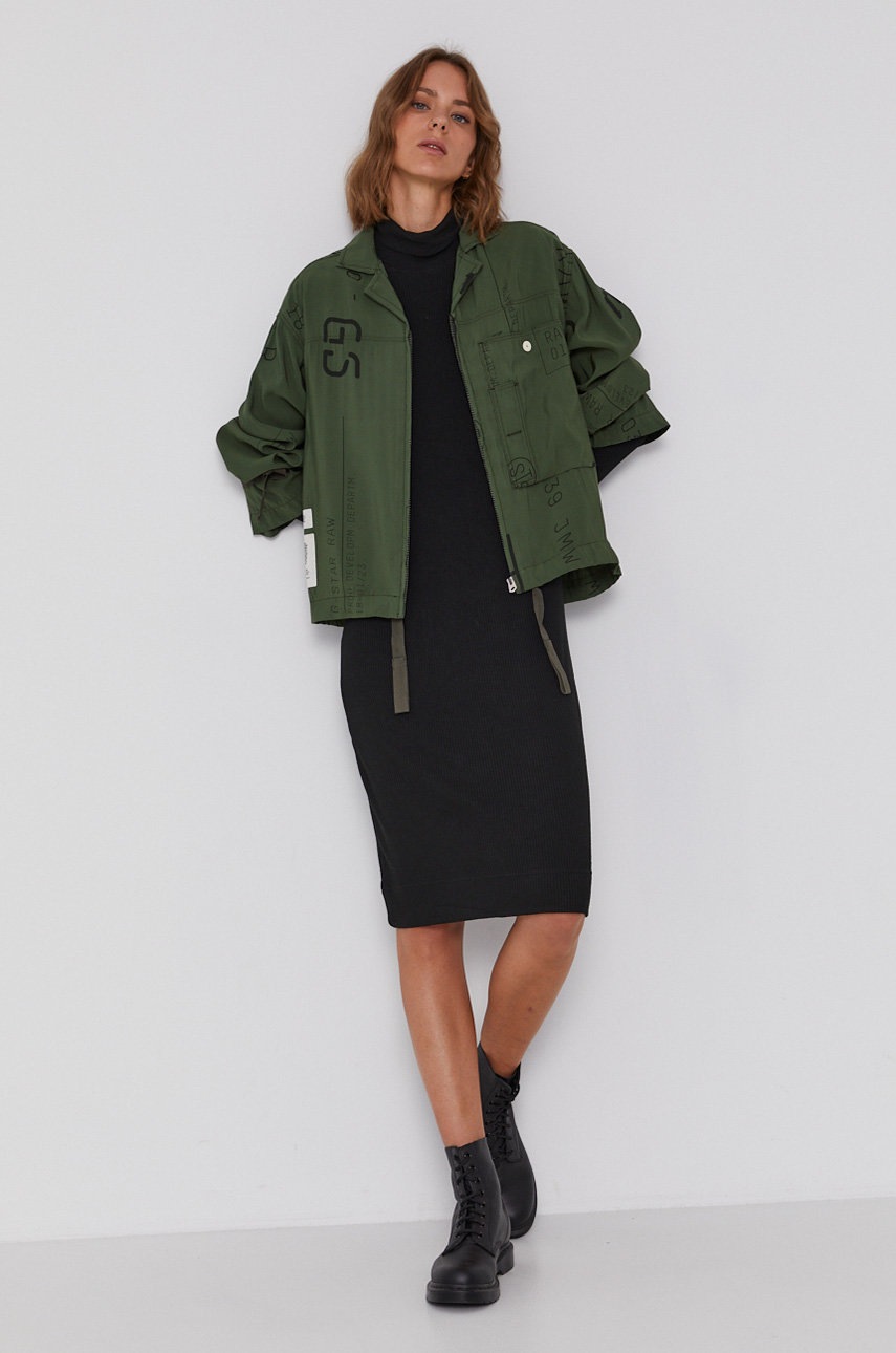 

Сукня G-Star Raw колір чорний mini пряма