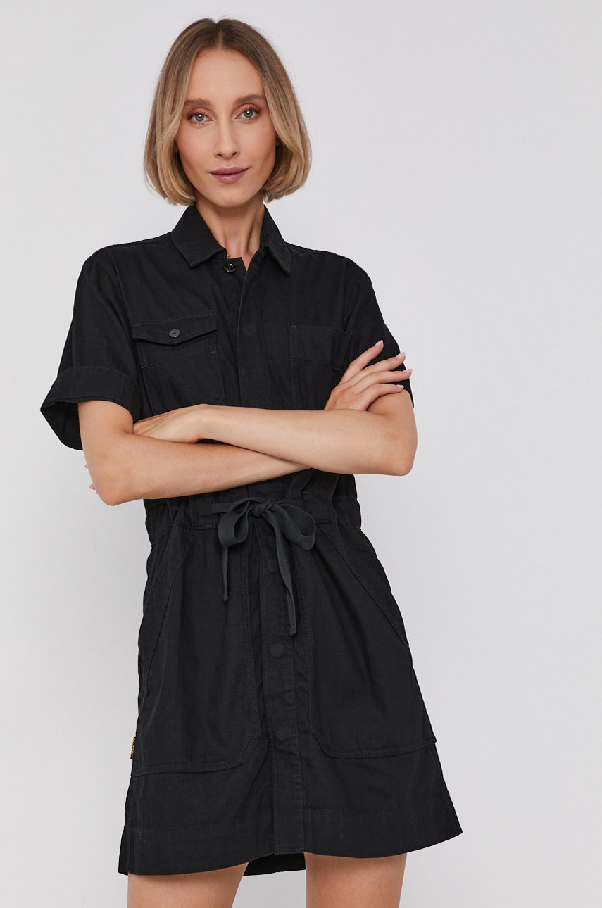 

Сукня G-Star Raw колір чорний mini пряма