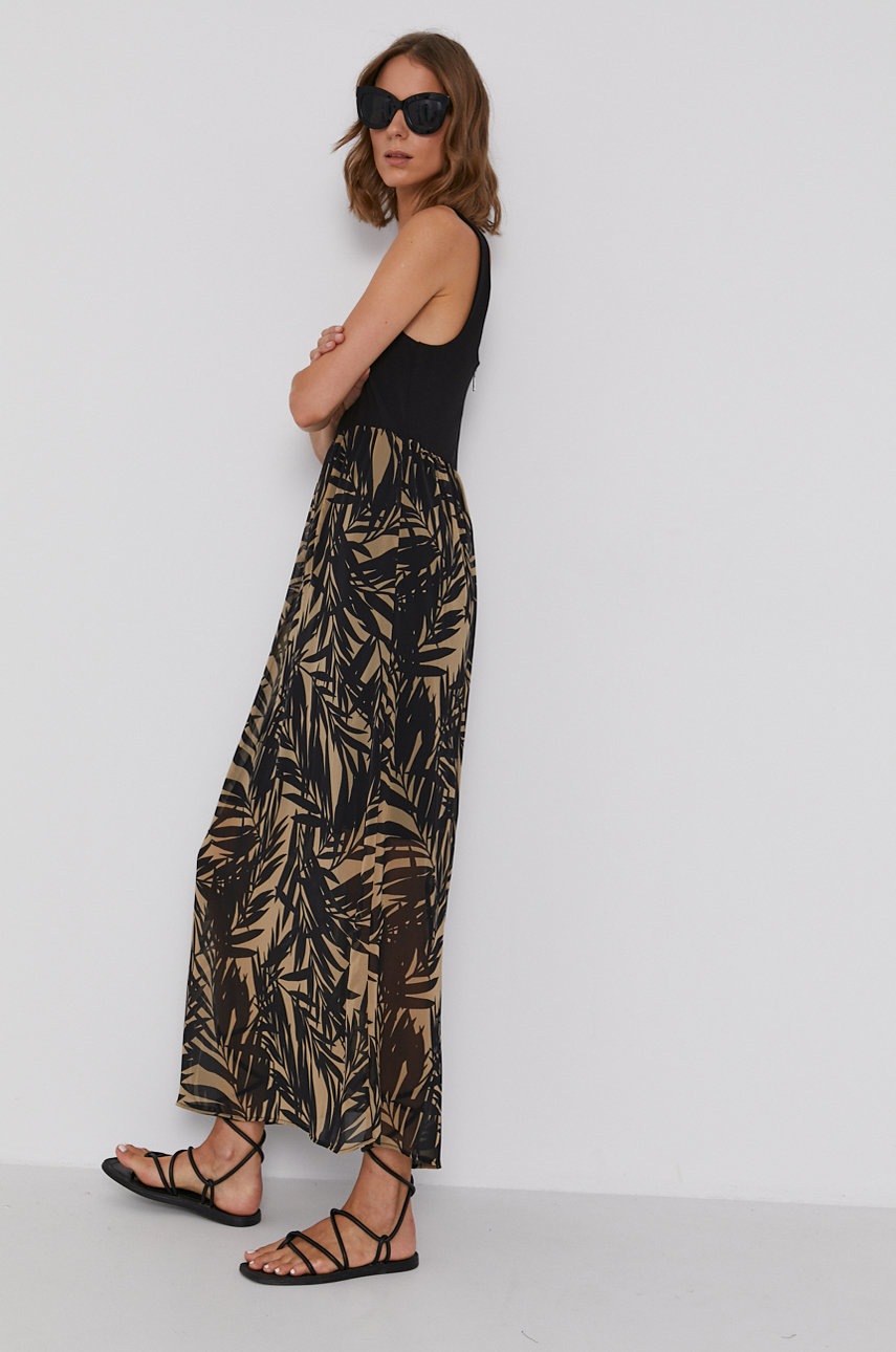 

Сукня Dkny колір чорний maxi пряма