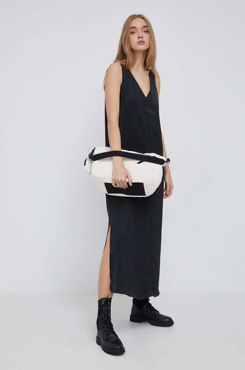 

Платье Dkny цвет чёрный maxi oversize