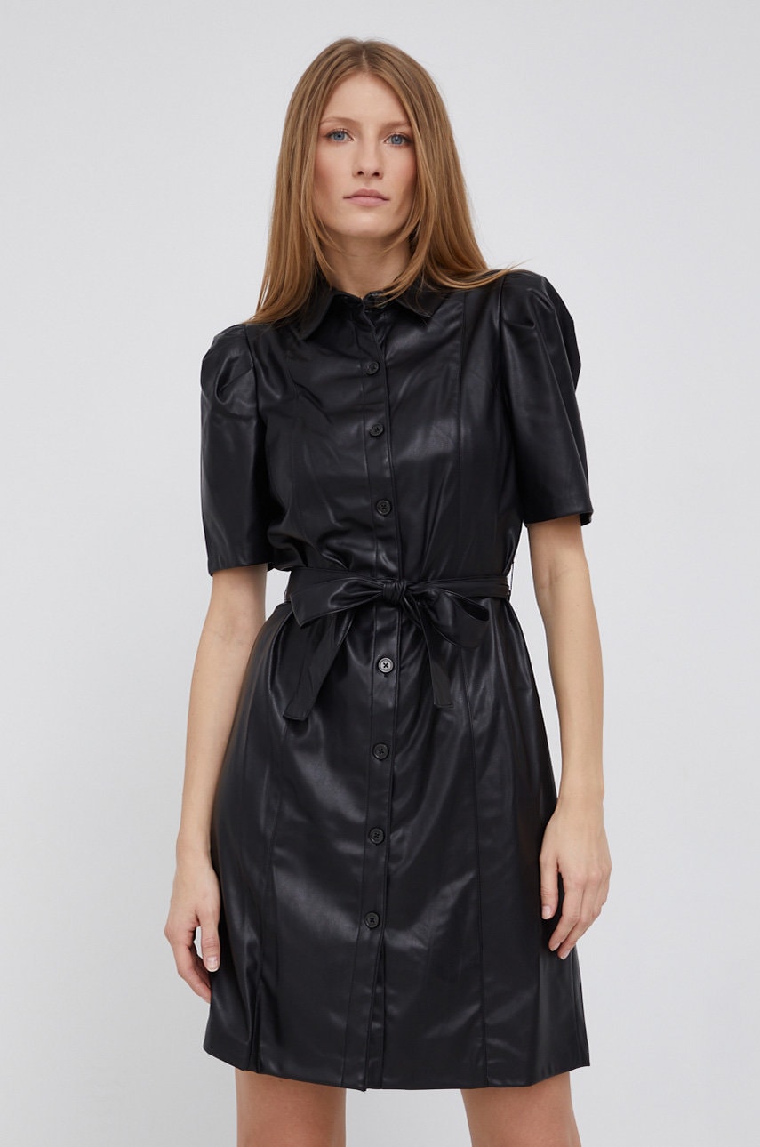 

Платье Dkny цвет чёрный mini прямое