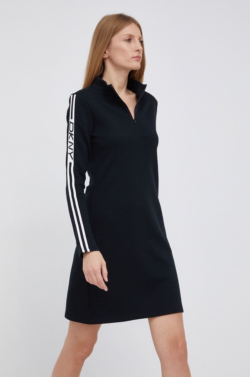 

Сукня Dkny колір чорний mini пряма