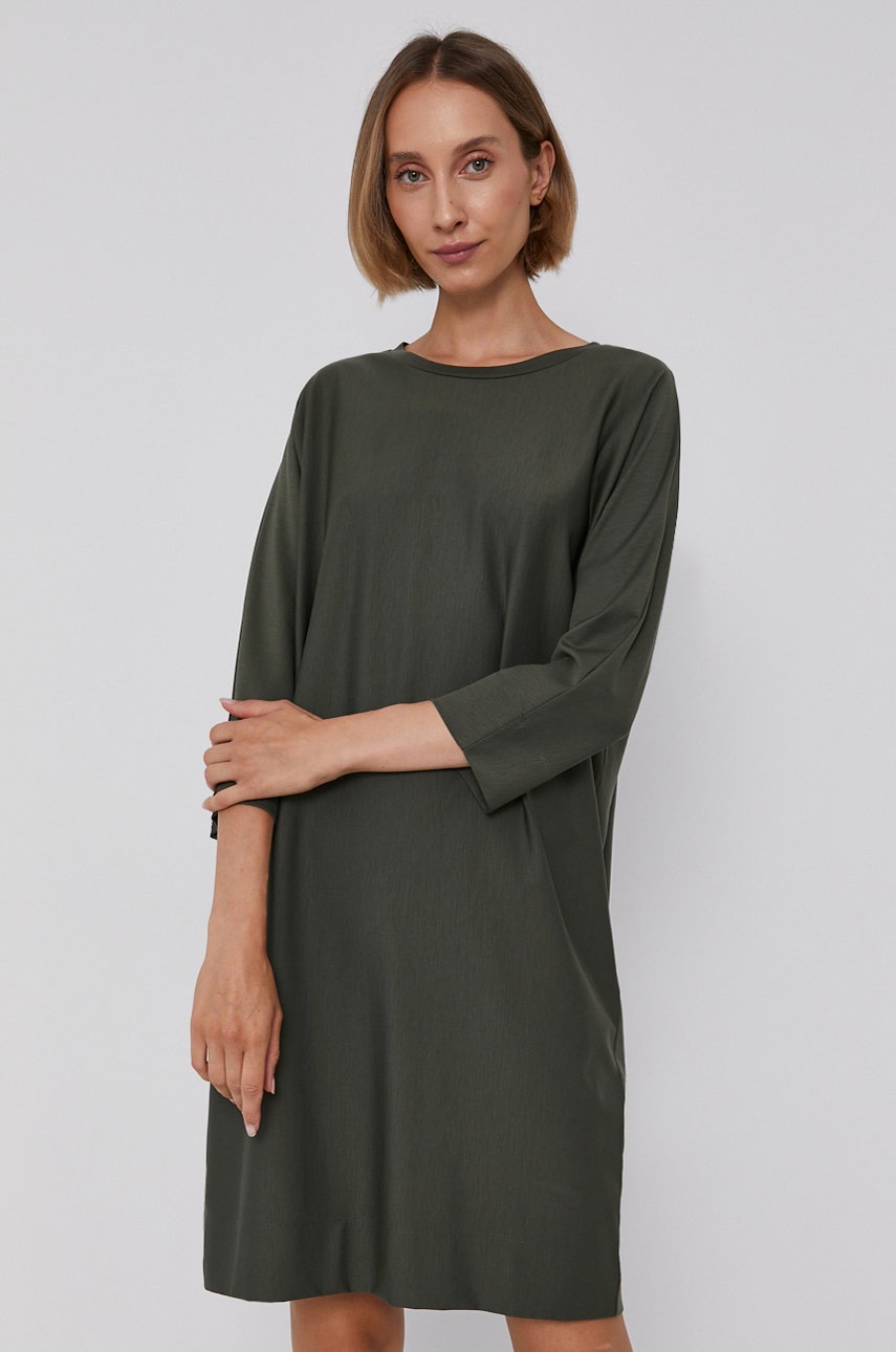 

Сукня Drykorn Tilesa колір зелений mini oversize