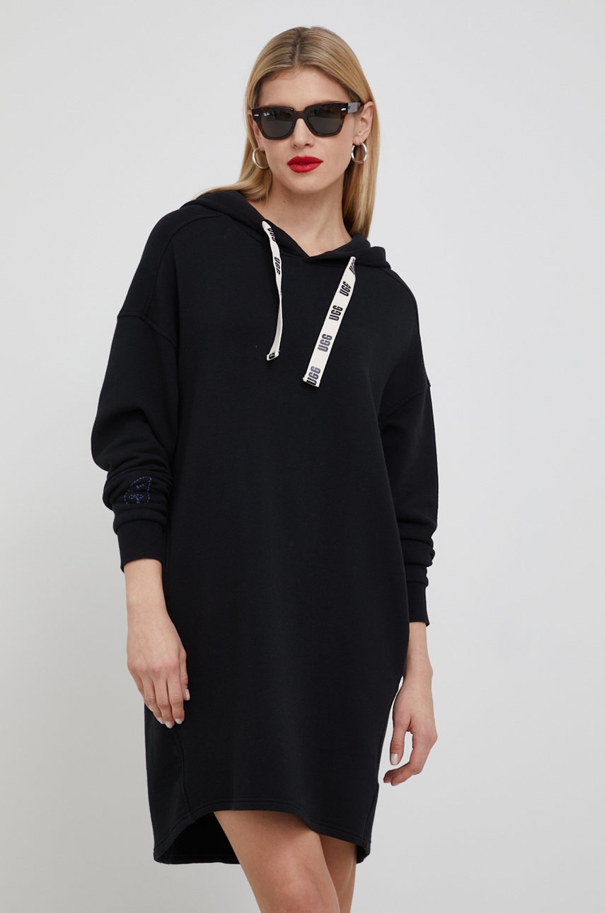 

Сукня UGG колір чорний mini oversize