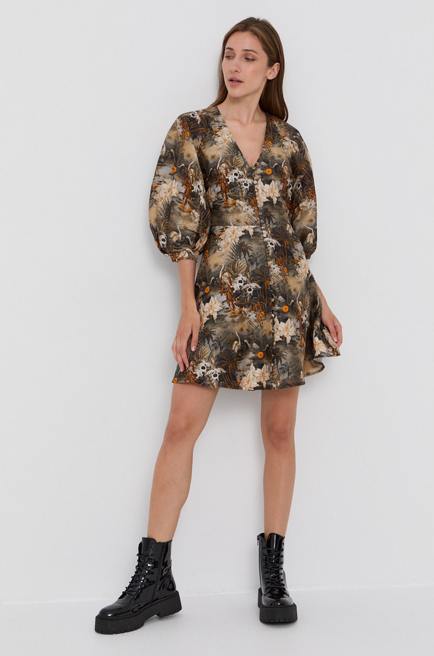 

Платье AllSaints mini расклешённое