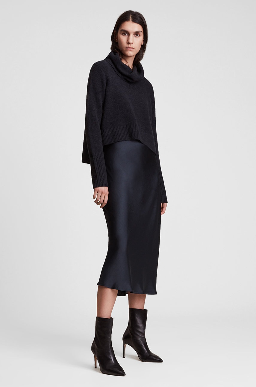 AllSaints Sukienka i sweter maxi prosta