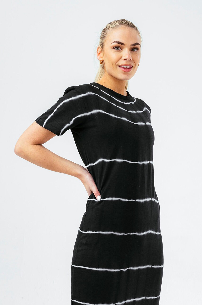 Hype rochie culoarea negru, maxi, drept