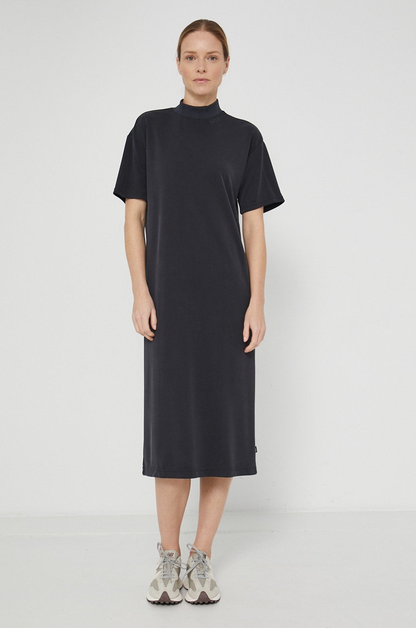 

Сукня Dr. Denim колір сірий midi oversize