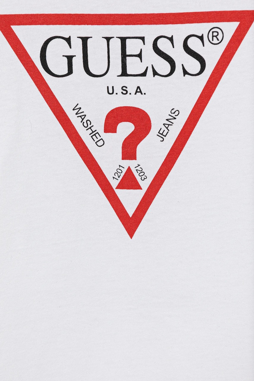 Dievčenské bavlnené šaty Guess