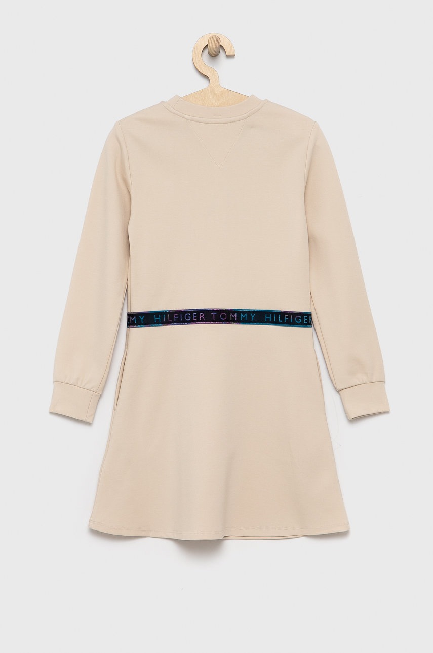 

Дитяча сукня Tommy Hilfiger колір прозорий mini розкльошена