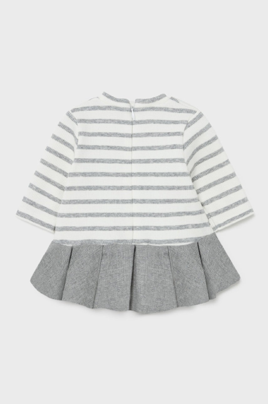 

Дитяча сукня Mayoral Newborn колір сірий mini розкльошена