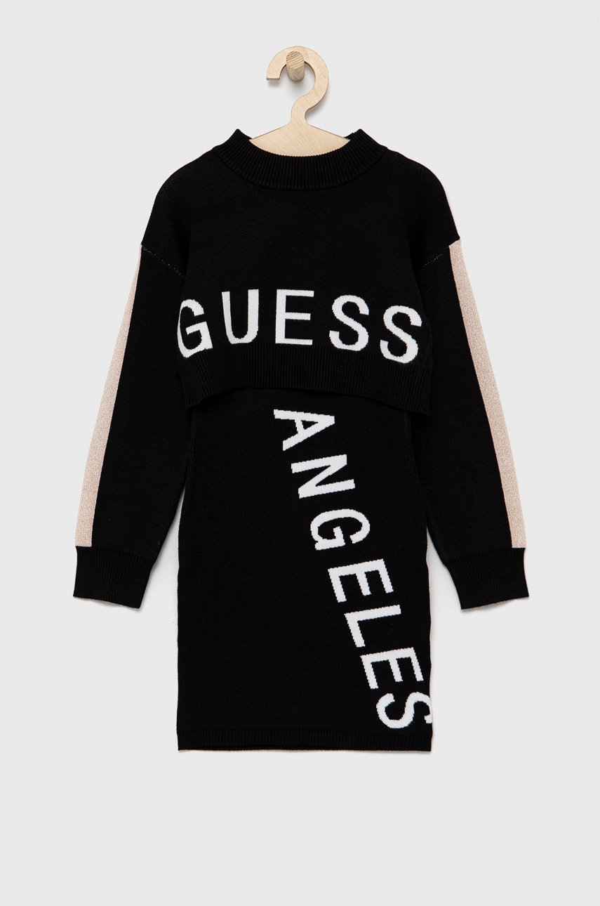 

Guess - Детски комплект, Черен