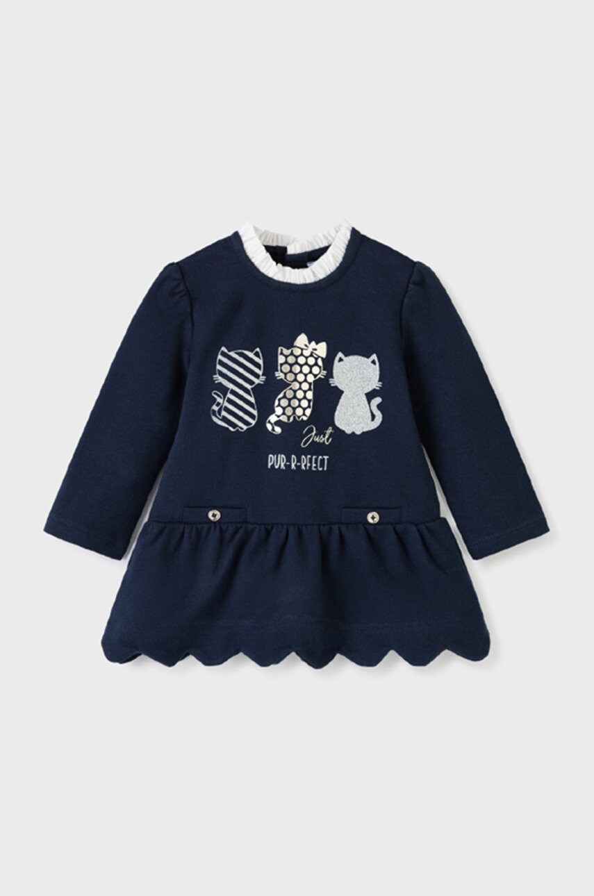 

Дитяча сукня Mayoral колір синій mini розкльошена