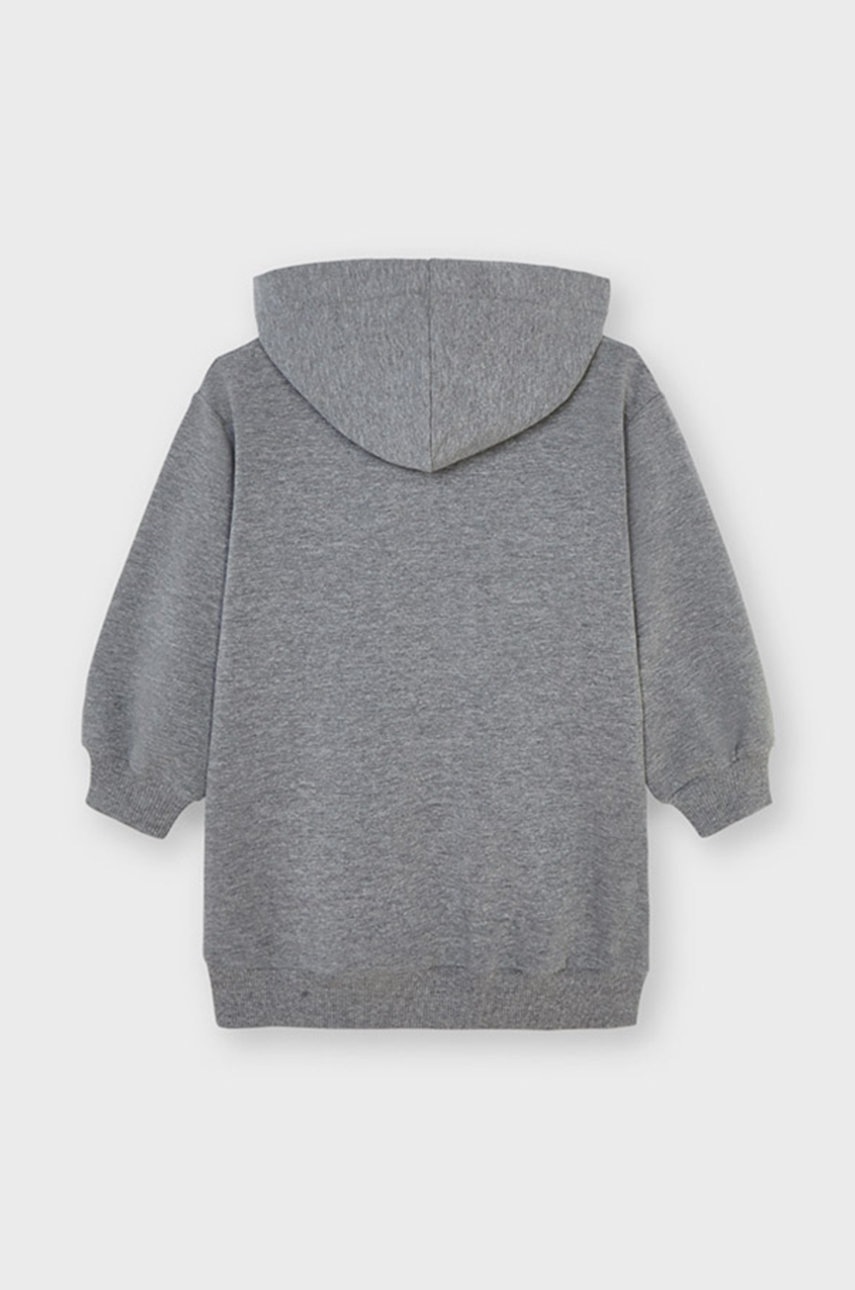 

Дитяча сукня Mayoral колір сірий mini oversize
