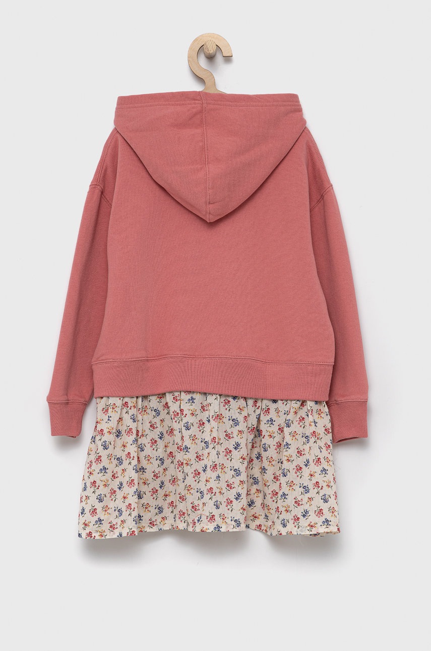 

Дитяча сукня Polo Ralph Lauren колір рожевий mini пряма