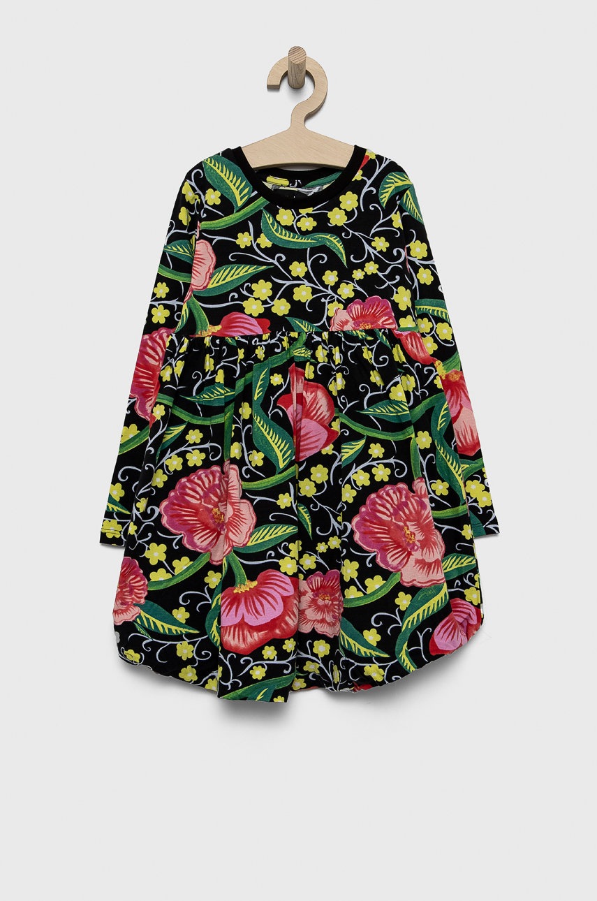 

Дитяча сукня Desigual колір чорний mini розкльошена