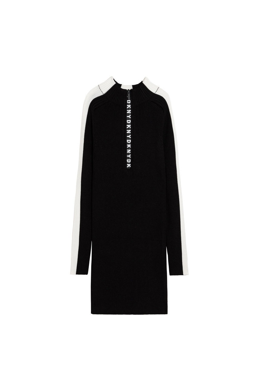 

Дитяча сукня Dkny колір чорний mini пряма