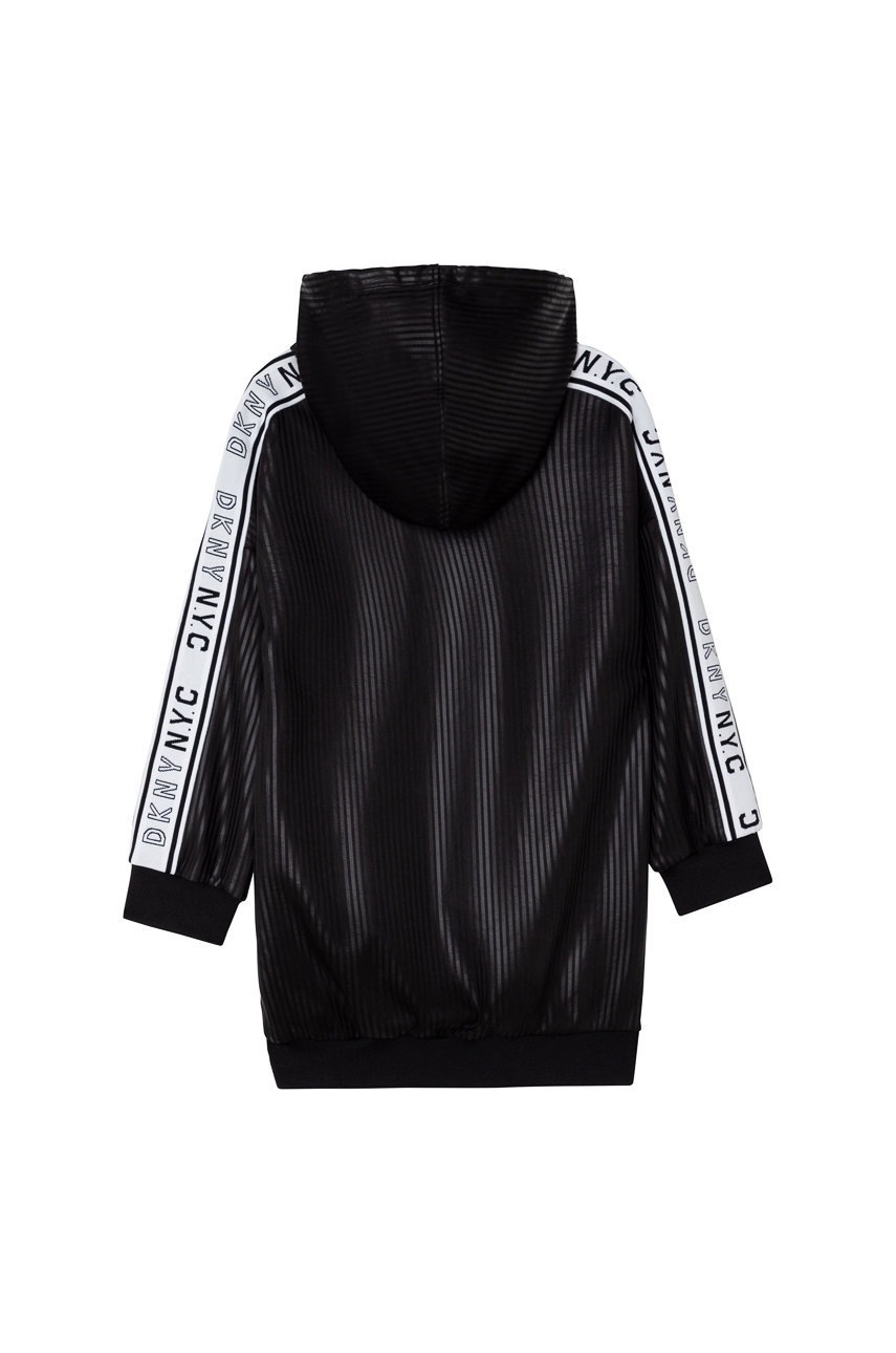 

Дитяча сукня Dkny колір чорний mini oversize
