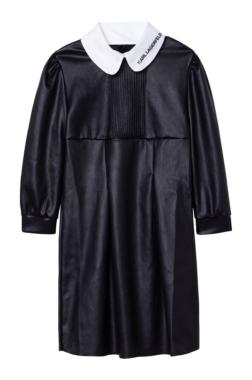 

Дитяча сукня Karl Lagerfeld колір чорний mini розкльошена
