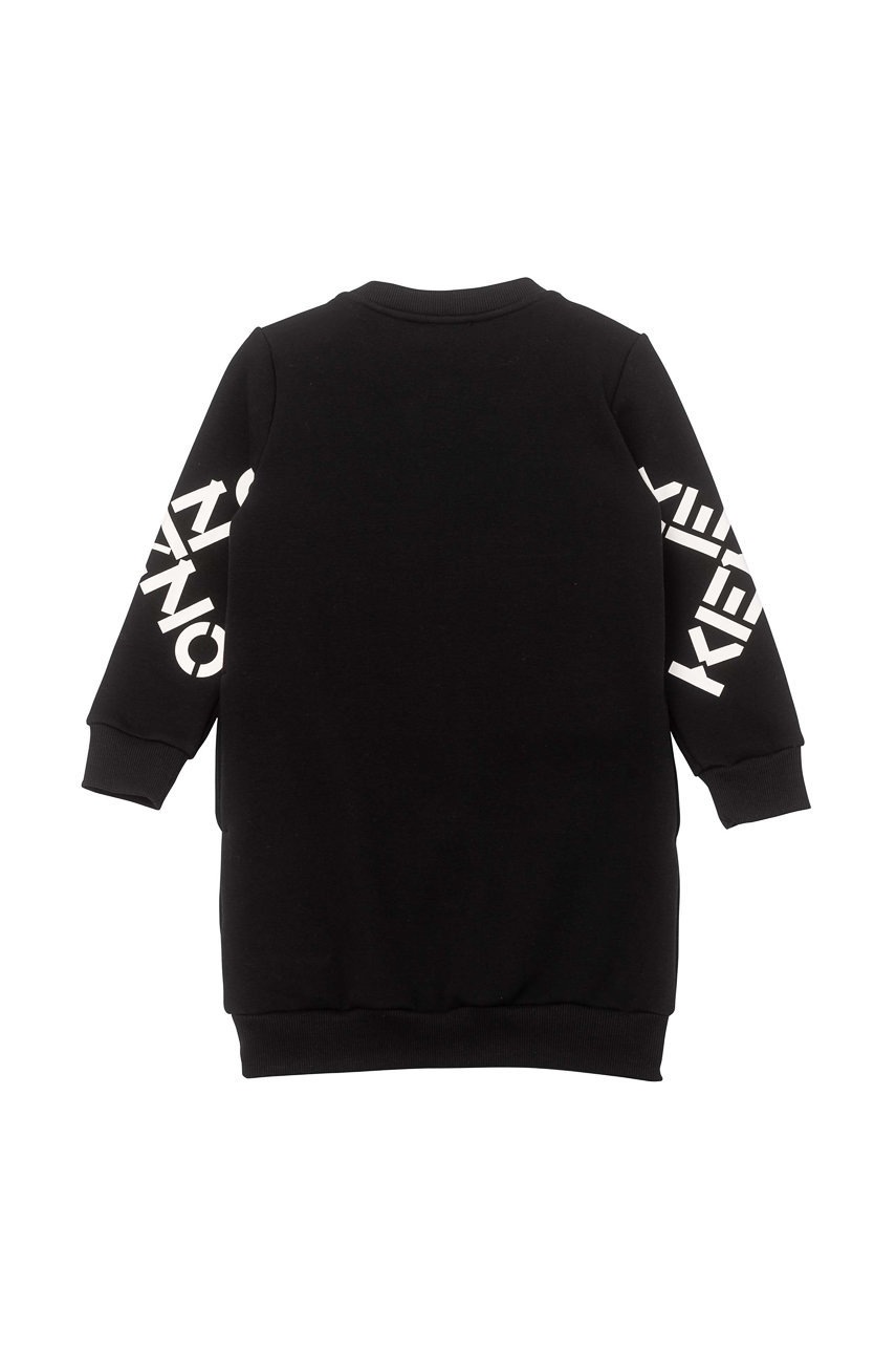 

Детское платье Kenzo Kids цвет чёрный mini прямое