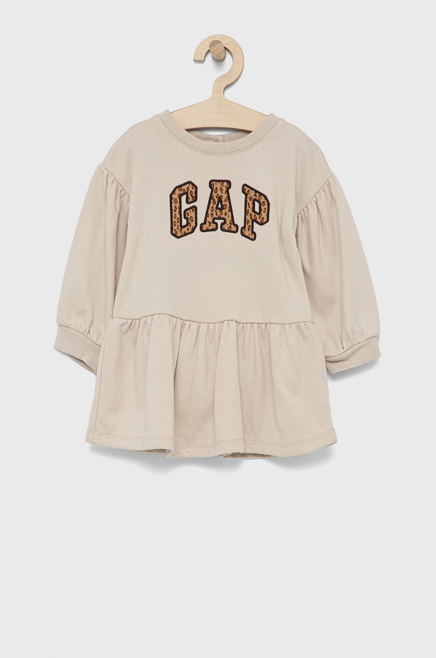 Gap rochie fete culoarea galben, mini, oversize