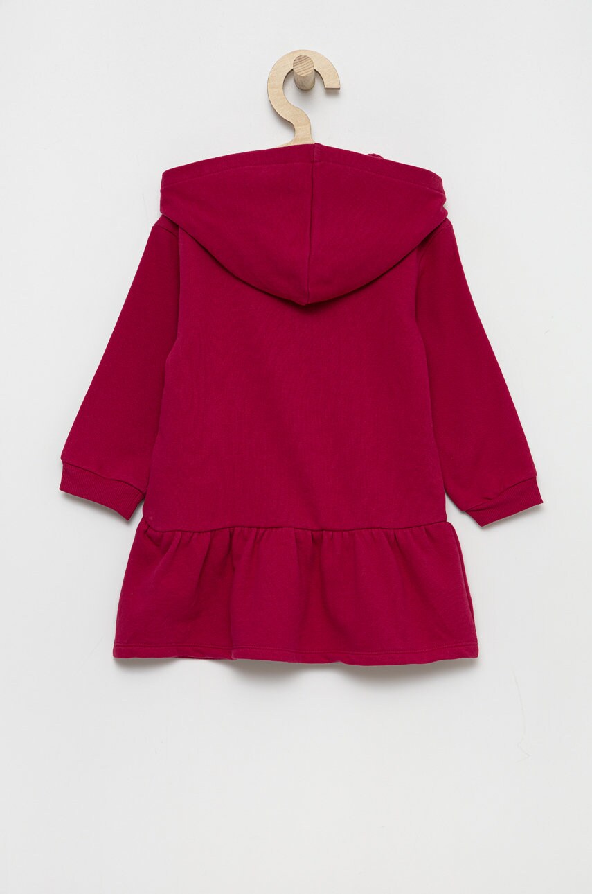 

Дитяча сукня United Colors of Benetton колір рожевий mini пряма