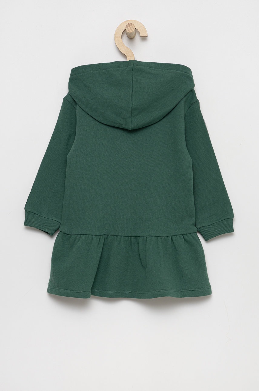 

Дитяча сукня United Colors of Benetton колір зелений mini пряма