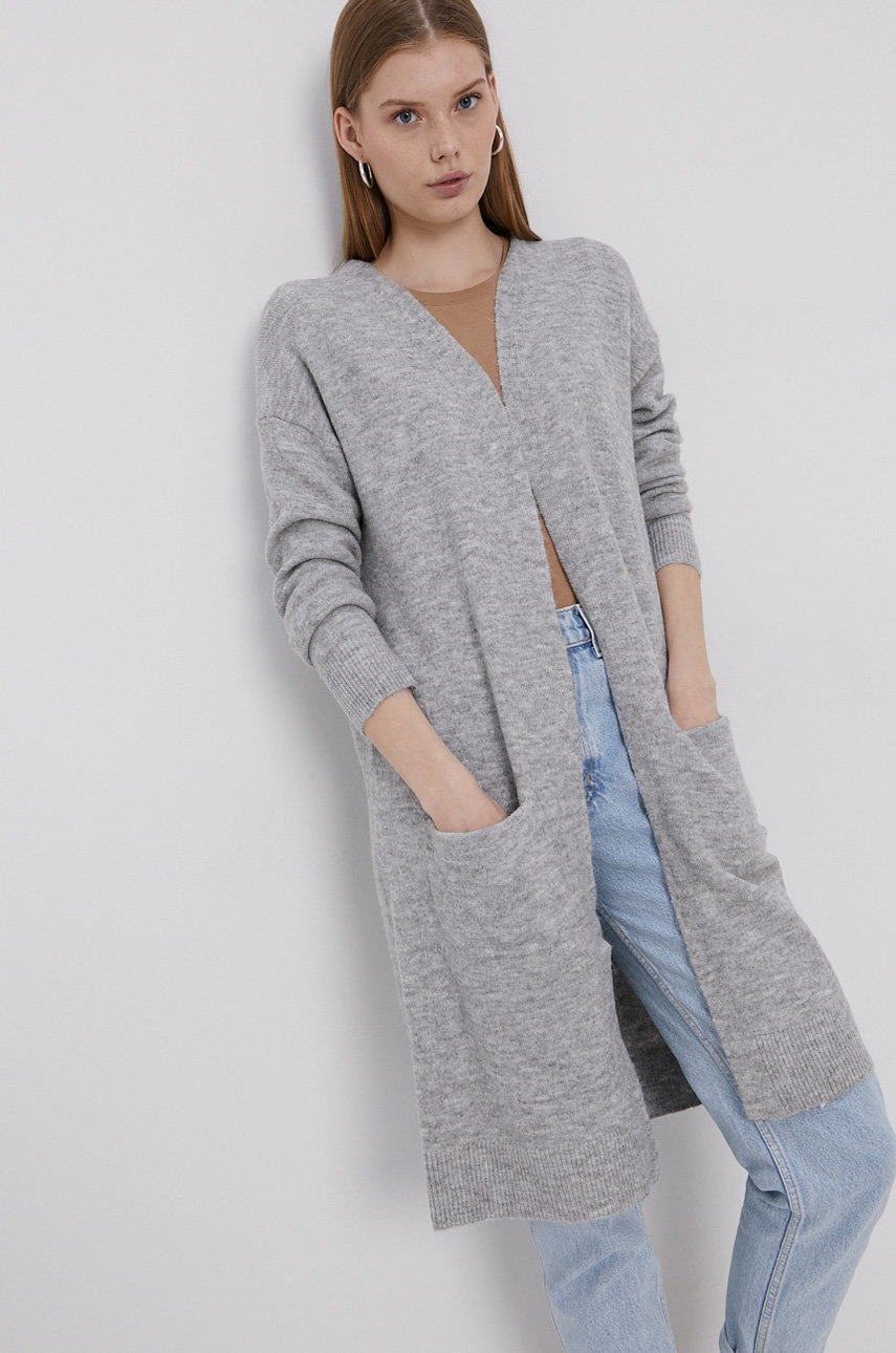 

Жилетка Only дамска в сиво от лека материя, Сив